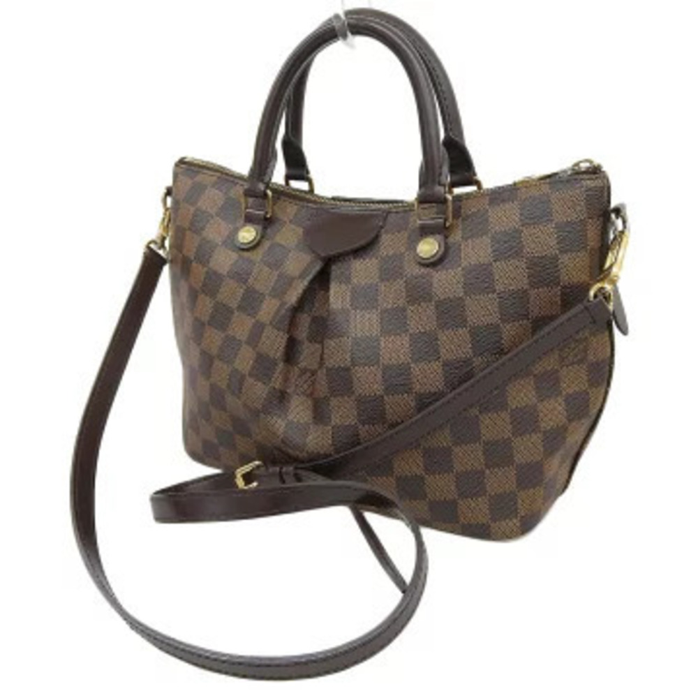 Louis Vuitton Siena Ebene Bag Damier